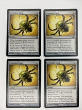4 X contagion clasp from scars of mirrodin MTG magic the gathering