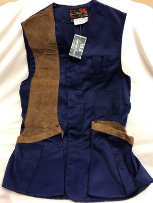 VTG Deadstock 10-X America's Finest Sport Clothing Shooters Vest Size M Blue NWT - Image 1 of 4