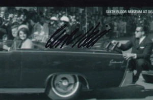 Clint Hill Signed Autographed 4x6 Photo Secret Service Dealey Plaza JFK Dallas - Picture 1 of 2