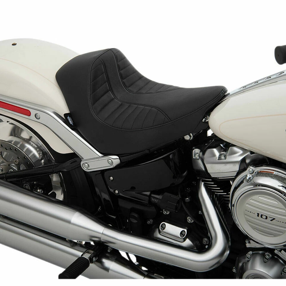 Drag Specialties Scorpion Stitch EZ-On Solo Seat 2018-20 Harley Softail Fat Boy - Image 1 of 1