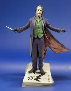 Vtg The Dark Knight Movie Joker Statue Kolby Jones 2681 / 6000 DC Direct 2008 - Picture 1 of 15
