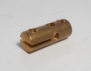 Meccano Brass Strip Coupling - NEW (part 63B) - Picture 1 of 1
