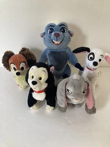 Disney (Parks/Store) Lot of 5- Small Plush- Patch, Fifi, Figaro, Clover, Bunga - Picture 1 of 24