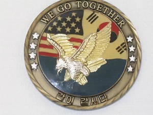Challenge Coin USFK UN Command US Forces Korea Commander's 2" Token - Picture 1 of 4