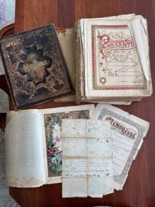 Yadkin County North Carolina Family Bible w/ GREGORY & LOWERY Family Genealogy - Imagen 1 de 5
