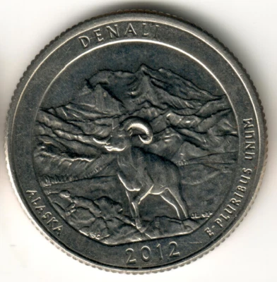 USA - 2012D - Washington ¼ Dollar - Denali - #8253 - Image 1 of 2
