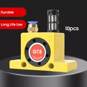 10er-Pack GT-8 industrielle pneumatische Turbinenvibratoren gelb US-LAGER - Bild 1 von 15