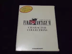 Final Fantasy 6 Character Collection book W/ 24 Cards Yoshitaka Amano art - Picture 1 of 9
