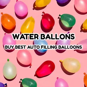 Water Bombs Party Garden Balloons +100 Water Balloons Outdoor Summer Party Fun - Picture 1 of 9
