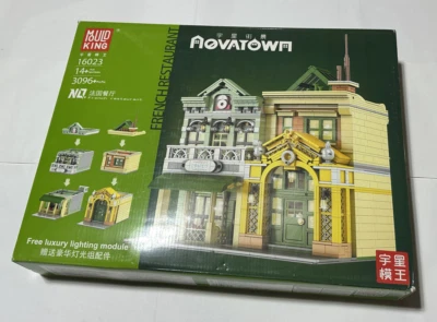 Mould King 16023 Modular French Restaurant City Diner Style Building Set 3096+ - Image 1 of 4