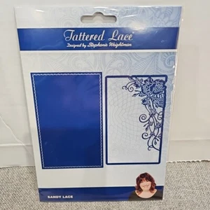 Tattered Lace Metal Cutting Dies Stephanie Weightman Sandy Lace 457918 Frame - Picture 1 of 6