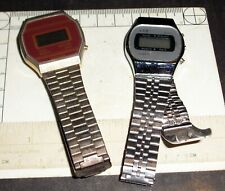 Pair of Early Digital Medana Quartz Wristwatches - Parts/ Repair