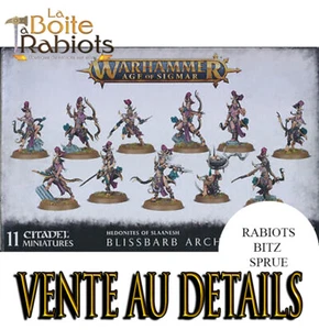 Warhammer age of sigmar Hedonite of slaanesh Blissbard archers Vente au détails - Imagen 1 de 25