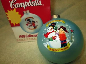 Campbell's Soup Collector's Edition 1998 Christmas Ornament, originalverpackt - Bild 1 von 7