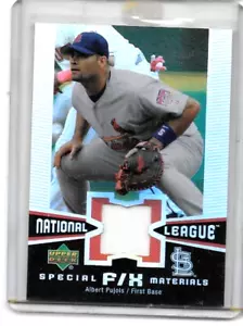 ALBERT PUJOLS 2006 CUBIERTA SUPERIOR ESPECIAL MATERIALES F/X CAMISETAS USADAS JUEGO - Imagen 1 de 1