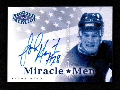 2004-05 UD Legendary Signatures Miracle Men John Harrington autógrafo Foto 1 de 2