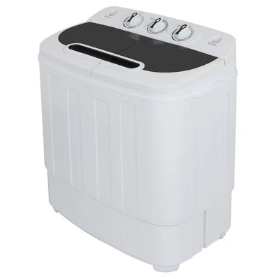 Portable Mini Compact Twin Tub 13LBS Total Washing Machine Washer Spin Spinner - Image 1 of 4