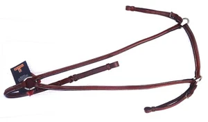 TREADSTONE Show Brustplatte - ERHÖHT - hochwertiges Eichenrindenbraunes Leder - PONY - NEU - Bild 1 von 15