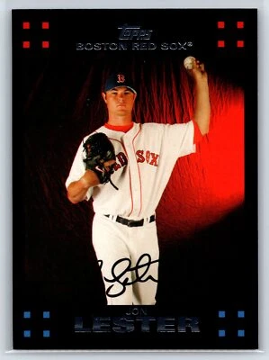 2007 Topps Jon Lester Boston Red Sox #383 - Image 1 of 2