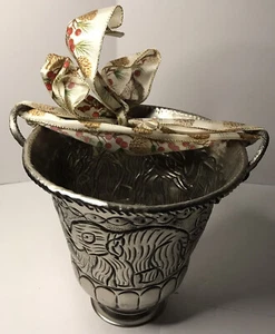 Portabotellas Vintage Vino o Champagne - Diseño Elefante Plateado  - Imagen 1 de 5