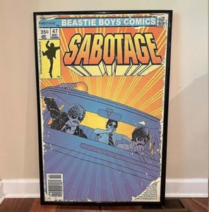 Póster de concierto vintage de sabotaje de Beastie Boys, póster de regalo - Imagen 1 de 8