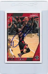 2015/16 Hoops #113 DeMarre Carroll Raptors Signed Auto *H9705 - Picture 1 of 2