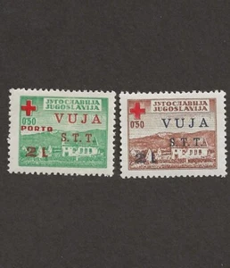 1948: Trieste zona B "pro croce rossa" - Foto 1 di 3