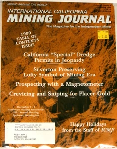 International California Mining Journal, Dec 1999 Vol 69 #4 Silverton, NF- - Picture 1 of 1
