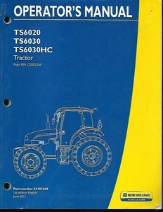New Holland TS6020, TS6030, TS6030HC Traktor Betriebsanleitung - Bild 1 von 1