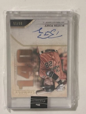 2020 Topps Luminaries - Home Run Kings Autographs #HRK-BP Buster Posey #/15 - Image 1 of 2