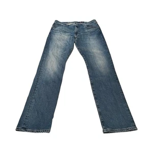 Pantalones de mezclilla Ag Adriano Goldschmied The Everett para hombre 34x33 azules ajustados rectos - Imagen 1 de 7