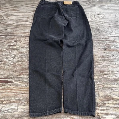 Pantalones de mezclilla vintage Levi’s naranja lengüeta pierna cónica calce relajado negro lavado talla 30 Foto 1 de 4