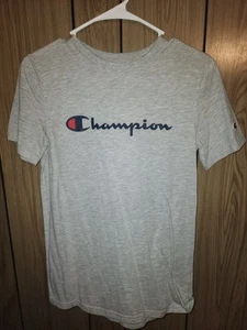 Champion Graphic Tee Grey Short Sleeve Casual Wear, Size XL - Picture 1 of 3