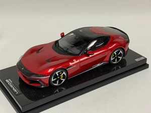 1/18 MR Collection Ferrari 12 Cilindri Red Imola Carbon Base 99 pcs FE043A - Picture 1 of 6