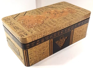 YuGiOH 2021 MEGA TIN! GOLD TIN OF ANCIENT BATTLES “EMPTY” COLLECTOR TIN - Picture 1 of 6