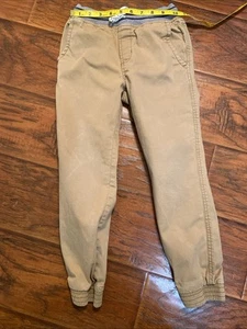 Cat And Jack Size 7 Khaki Pant With Elastic Waist Cotton Blend - Picture 1 of 8