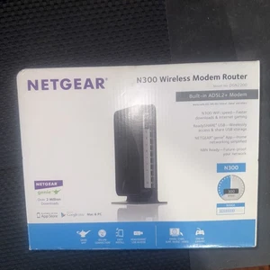 NETGEAR N300 Wireless Gigabit ADSL2+ Modem Router DNG2200 - LIKE NEW! - Picture 1 of 4