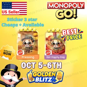 Golden Blitz ( New Event ) Monopoly Go 💫Fast Available ⚡ Cheaps 🔥 24/7 🔥 - Picture 1 of 16