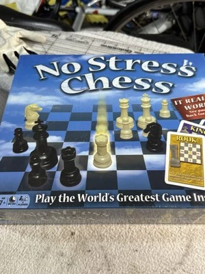 No Stress Chess Learning Board Game Classic Strategy Educational Winning Moves - Image 1 of 4