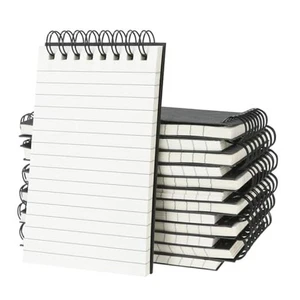12 Pack Pocket Notebooks, 3x5 inch Small Notepads, Mini 12-Pack 3"x5" Black - Picture 1 of 8