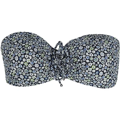 Top de bikini Tommy Hilfiger para mujer estampado moldeado copa natación bandeau XL NUEVO CON ETIQUETAS Foto 1 de 4