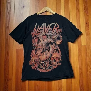 Slayer World Domination Tour 2014 Herren T-Shirt M schwarz Grafik - Bild 1 von 14