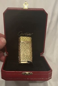 C de Cartier motif oval lighter gold RRP£920 with box - Picture 1 of 10