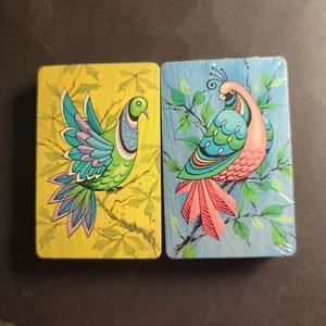 Dove Rainbow Feathers Birds Branches Artist Art Vintage Playing Card Decks New - Picture 1 of 6