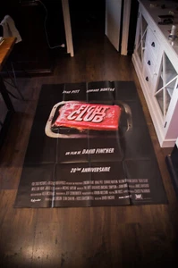FIGHT CLUB 💥 Fincher Redford Large French Vintage Movie Poster Original R2018 - Picture 1 of 7