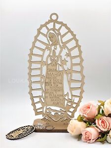 12pcs Lady Guadalupe Religious Maria Guadalupe Wooden Religious Centerpiece