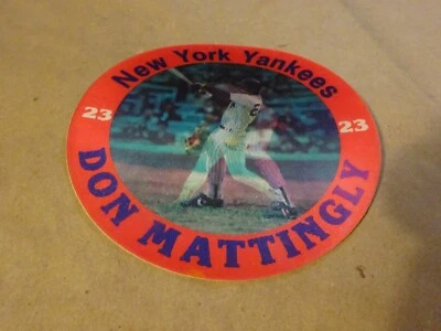 Disco 3D Don Mattingly New York Yankees 7-Eleven Slurpee Sportflics Foto 1 de 4