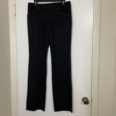 Rag & Bone herringbone knit wool black straight leg pants size US 30 - Image 1 of 4