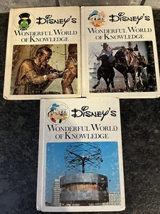 Walt Disney’s Wonderful World Of Knowledge Volumes 15-17 Books 1973 - Picture 1 of 12