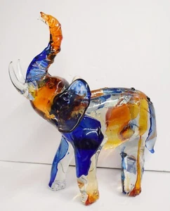 ELEFANTE IN VETRO DI MURANO soffiato MARIO BADIOLI anni '70/'80 Italia - Picture 1 of 7